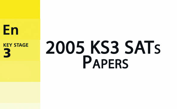 2005 KS3 Year 9 SATs Past Papers | SATs Papers Hub 1 2005 KS3 Year 9 SATs Past Papers
