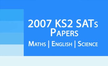 2007 KS2 Year 6 SATs Past Papers