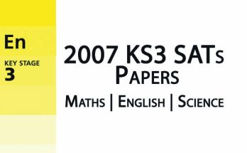 2007 KS3 Year 9 SATs Past Papers 4 2007 KS3 Year 9 SATs Past Papers
