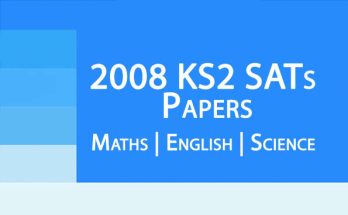 2008 KS2 Year 6 SATs Past Papers