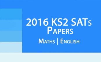 2016 KS2 Year 6 SATs Past Papers
