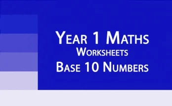 Year 1 Maths Worksheets Base Ten Numbers