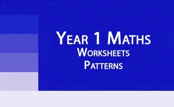 Year 1 Maths Worksheets Patterns