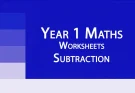 Year 1 Maths Worksheets Subtraction