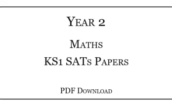 KS1 SATs Maths Papers Year 2 | New Curriculum